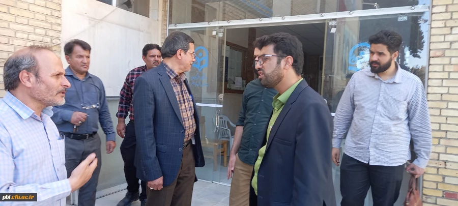 بازدید ریاست دانشگاه فرهنگیان اصفهان از روند انجام مصاحبه  2