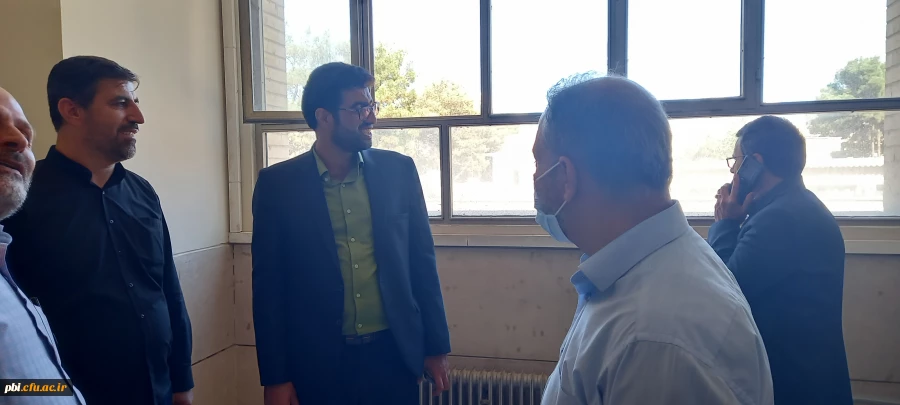 بازدید ریاست دانشگاه فرهنگیان اصفهان از روند انجام مصاحبه  15