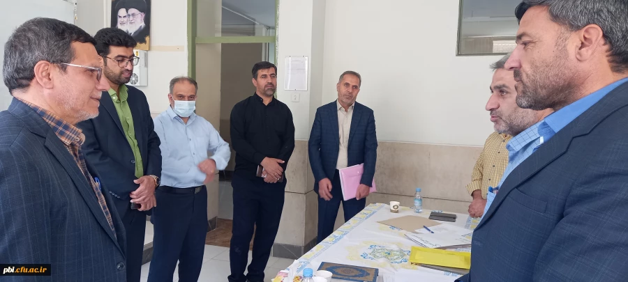 بازدید ریاست دانشگاه فرهنگیان اصفهان از روند انجام مصاحبه  18