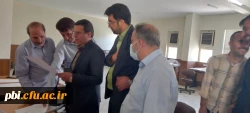 بازدید ریاست دانشگاه فرهنگیان اصفهان از روند انجام مصاحبه  3