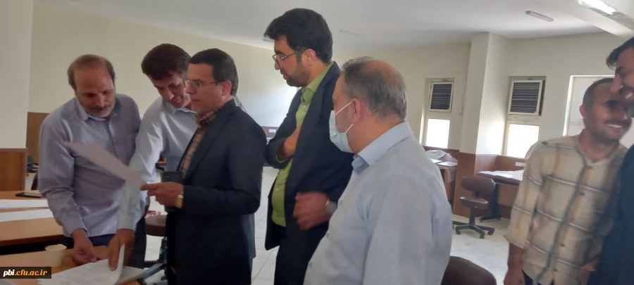 بازدید ریاست دانشگاه فرهنگیان اصفهان از روند انجام مصاحبه  3