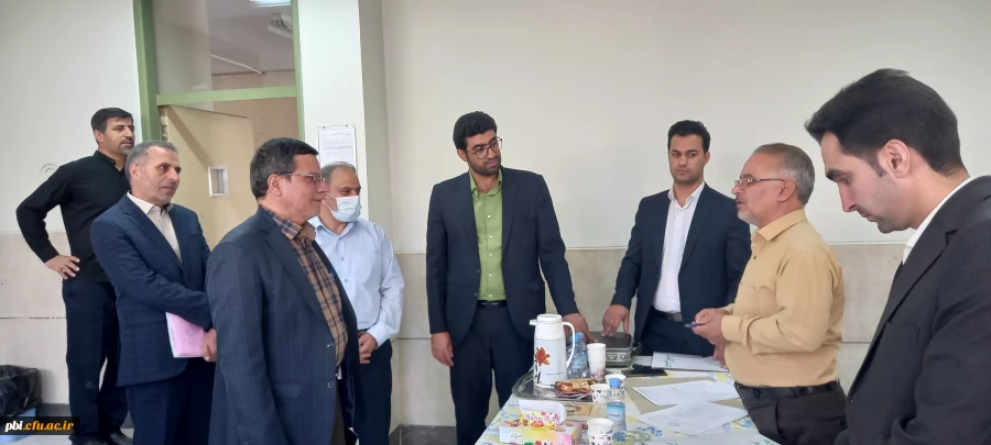 بازدید ریاست دانشگاه فرهنگیان اصفهان از روند انجام مصاحبه  4