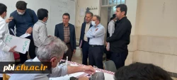 بازدید ریاست دانشگاه فرهنگیان اصفهان از روند انجام مصاحبه  6