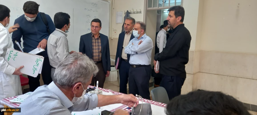 بازدید ریاست دانشگاه فرهنگیان اصفهان از روند انجام مصاحبه  6