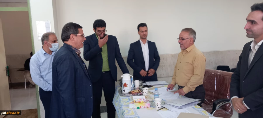 بازدید ریاست دانشگاه فرهنگیان اصفهان از روند انجام مصاحبه  7