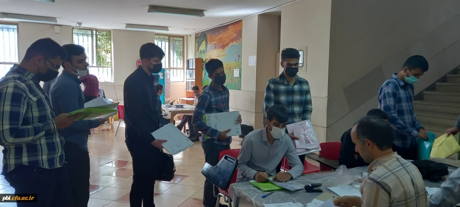 بازدید ریاست دانشگاه فرهنگیان اصفهان از روند انجام مصاحبه  8