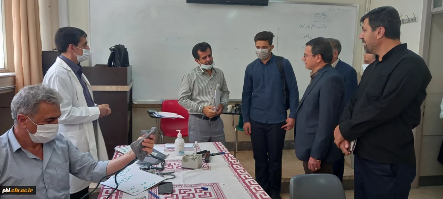 بازدید ریاست دانشگاه فرهنگیان اصفهان از روند انجام مصاحبه  11