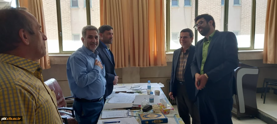 بازدید ریاست دانشگاه فرهنگیان اصفهان از روند انجام مصاحبه  12