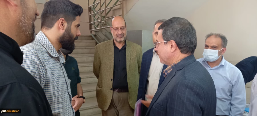 بازدید ریاست دانشگاه فرهنگیان اصفهان از روند انجام مصاحبه  13