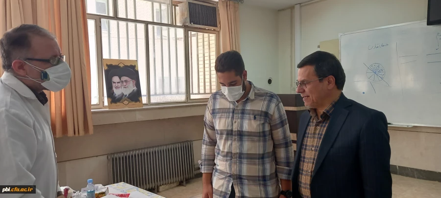 بازدید ریاست دانشگاه فرهنگیان اصفهان از روند انجام مصاحبه  14