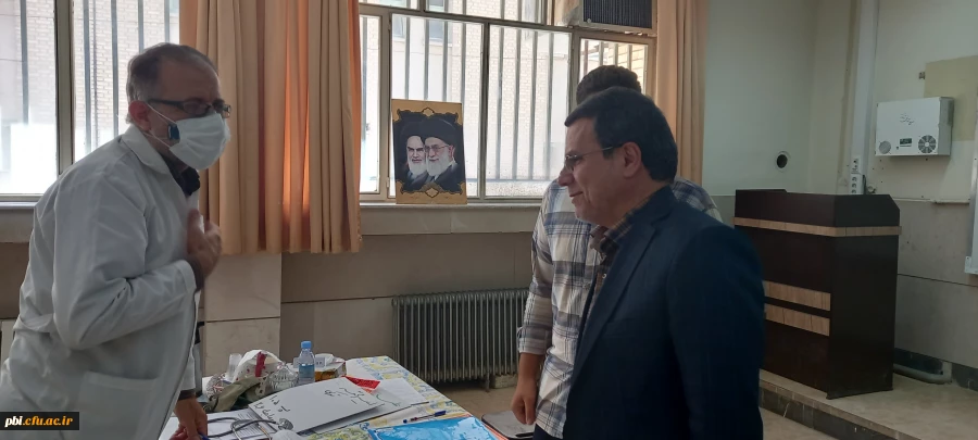 بازدید ریاست دانشگاه فرهنگیان اصفهان از روند انجام مصاحبه  15