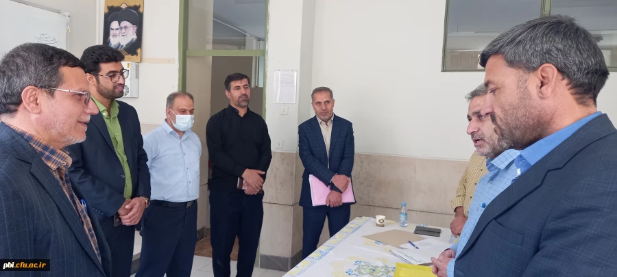 بازدید ریاست دانشگاه فرهنگیان اصفهان از روند انجام مصاحبه  16