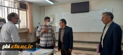 بازدید ریاست دانشگاه فرهنگیان اصفهان از روند انجام مصاحبه  17