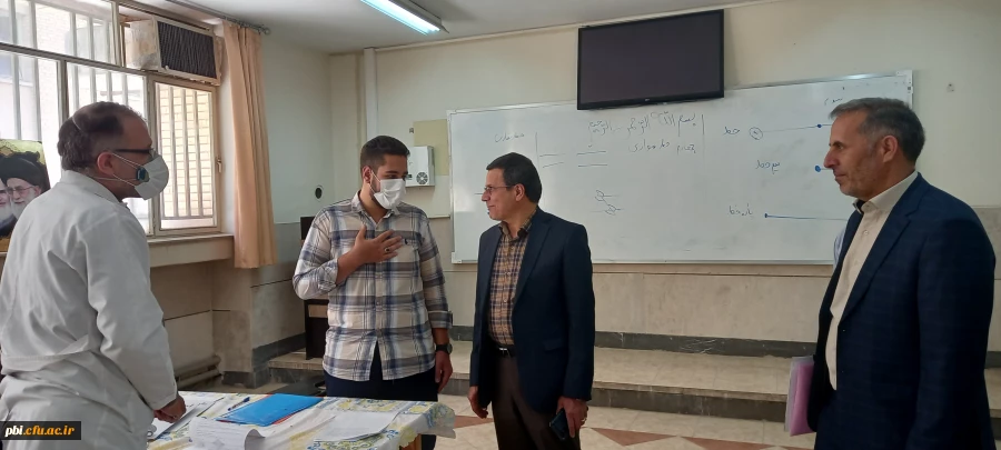 بازدید ریاست دانشگاه فرهنگیان اصفهان از روند انجام مصاحبه  17