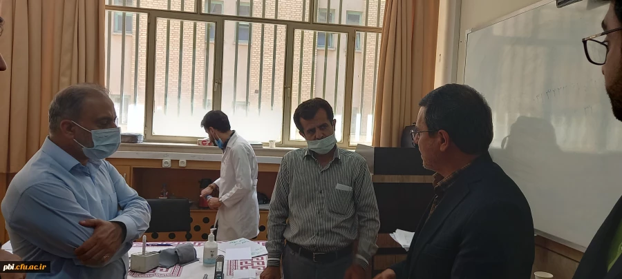 بازدید ریاست دانشگاه فرهنگیان اصفهان از روند انجام مصاحبه  18