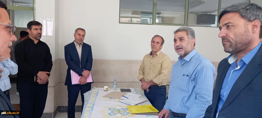 بازدید ریاست دانشگاه فرهنگیان اصفهان از روند انجام مصاحبه  19