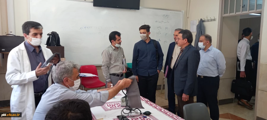 بازدید ریاست دانشگاه فرهنگیان اصفهان از روند انجام مصاحبه  21