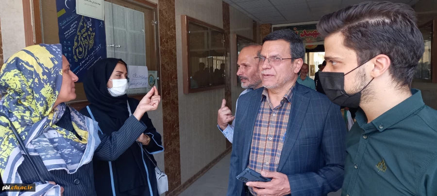 بازدید ریاست دانشگاه فرهنگیان اصفهان از روند انجام مصاحبه  27