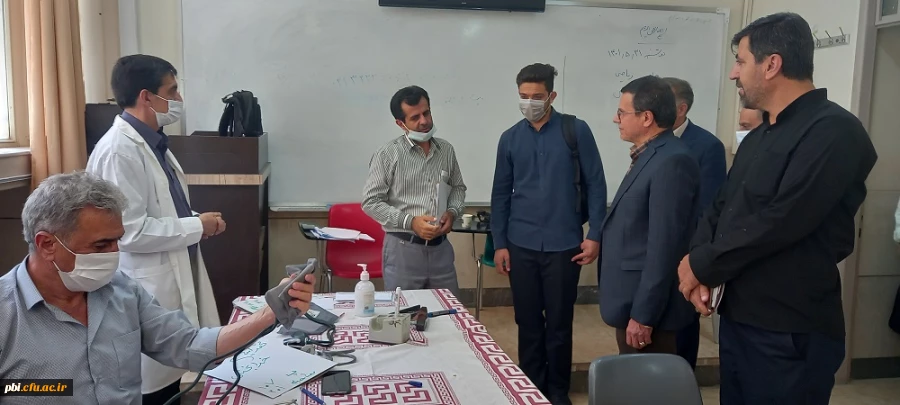 بازدید ریاست دانشگاه فرهنگیان اصفهان از روند انجام مصاحبه  22