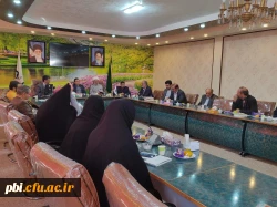 جلسه مشترک شورای مدیریت استان و شورای پردیس شهید باهنر برگزار گردید. 3