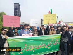 شرکت دانشجومعلمان پردیس شهید باهنر اصفهان در راهپیمایی روز 13 آبان 5