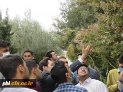 بازدید و گردش علمی  استاد فرح نسب از پارک ها و حیات وحش اصفهان 2