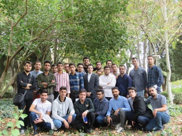 بازدید و گردش علمی  استاد فرح نسب از پارک ها و حیات وحش اصفهان 8