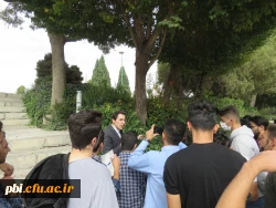 بازدید و گردش علمی  استاد فرح نسب از پارک ها و حیات وحش اصفهان 9