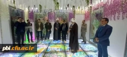 بازدید مدیریت پردیس های دانشگاه فرهنگیان اصفهان و اساتید و کارشناسان رهنگی از نمایشگاه چراغ راهنما شهر اصفهان 2