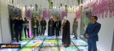 بازدید مدیریت پردیس های دانشگاه فرهنگیان اصفهان و اساتید و کارشناسان رهنگی از نمایشگاه چراغ راهنما شهر اصفهان