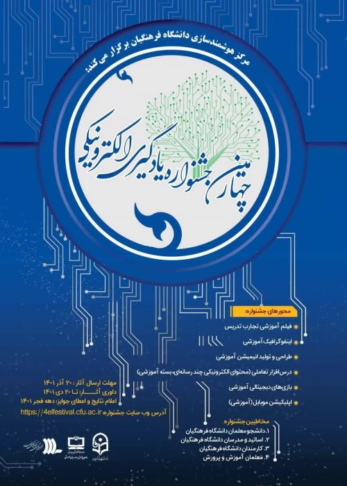 چهارمین دوره جشنواره یادگیری الکترونیکی و تولید محتوا