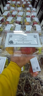 توزیع بسته های یلدایی بین دانشجویان پردیس شهید باهنر  7