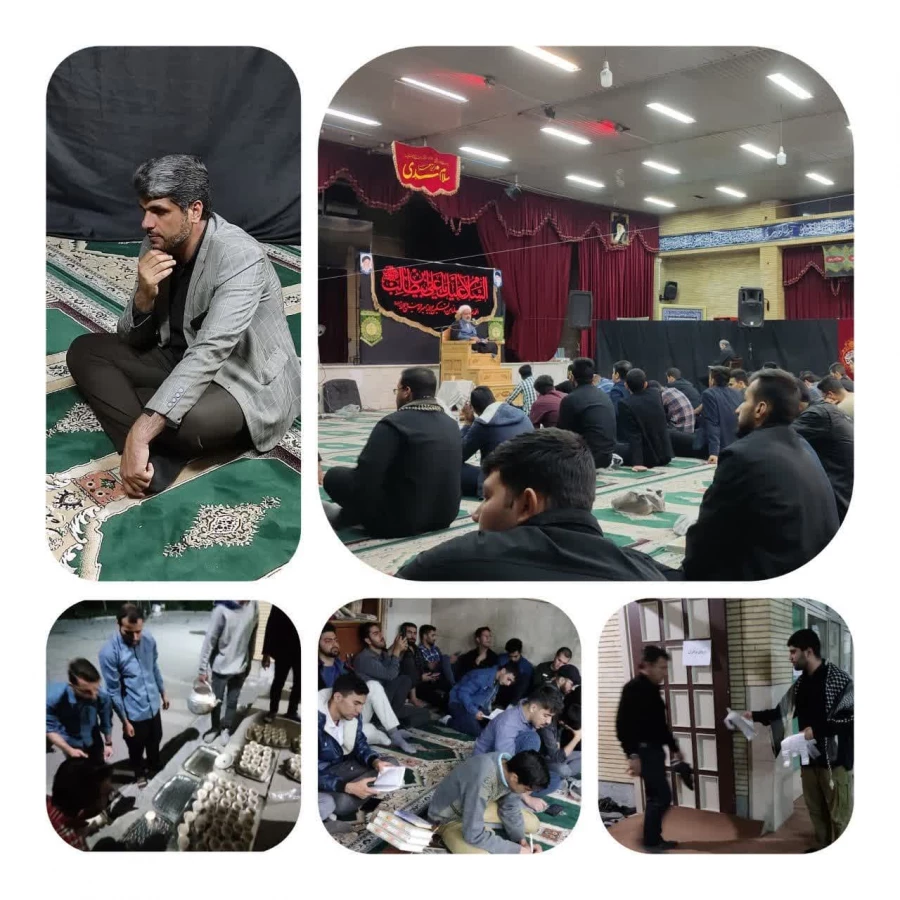 برگزاری مراسم احیای شب  های قدر بر سر مزار شهدای گمنام  در پردیس شهید باهنر اصفهان
 3