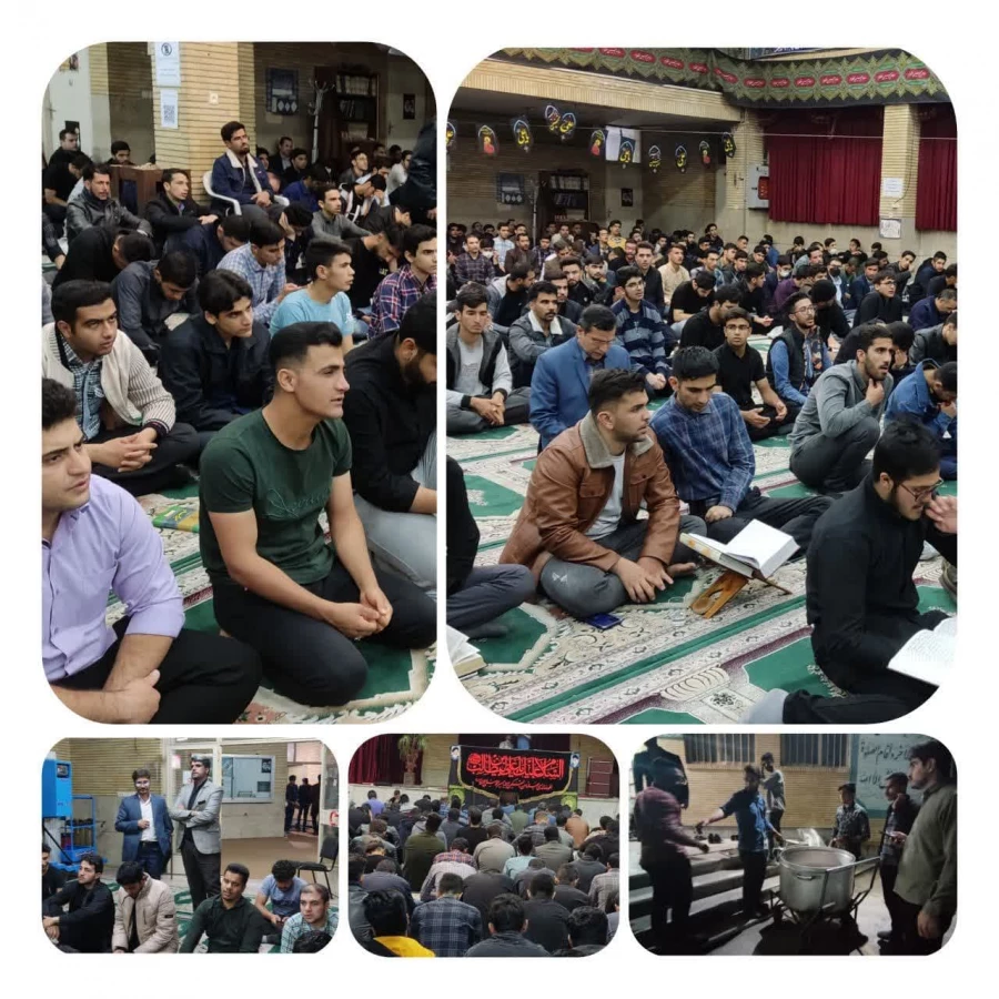 برگزاری مراسم احیای شب  های قدر بر سر مزار شهدای گمنام  در پردیس شهید باهنر اصفهان
 4