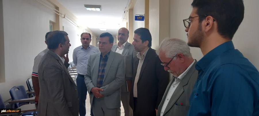 بازدید ریاست ، معاونین و مسئولین محترم دانشگاه از روند برگزاری جشنواره تدریس برتر 2