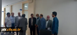 بازدید ریاست ، معاونین و مسئولین محترم دانشگاه از روند برگزاری جشنواره تدریس برتر 3