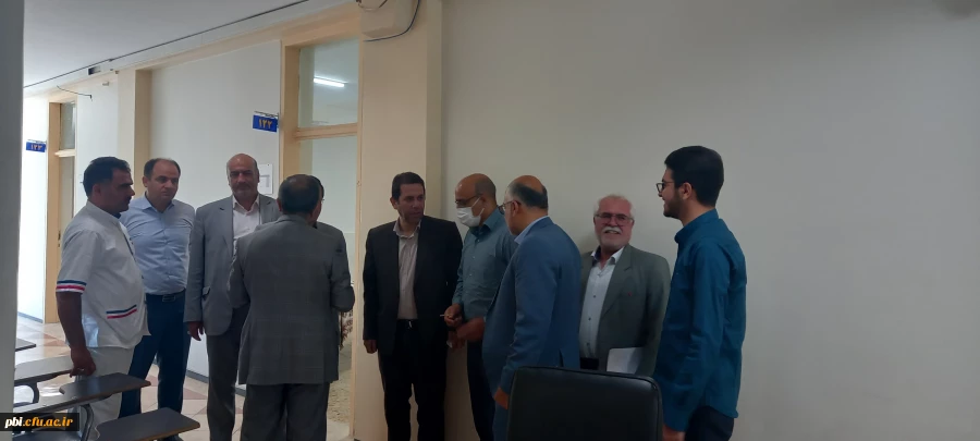 بازدید ریاست ، معاونین و مسئولین محترم دانشگاه از روند برگزاری جشنواره تدریس برتر 3