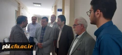 بازدید ریاست ، معاونین و مسئولین محترم دانشگاه از روند برگزاری جشنواره تدریس برتر 4