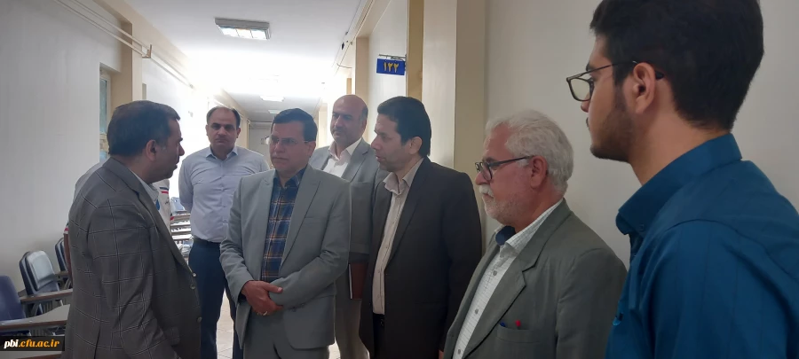 بازدید ریاست ، معاونین و مسئولین محترم دانشگاه از روند برگزاری جشنواره تدریس برتر 4