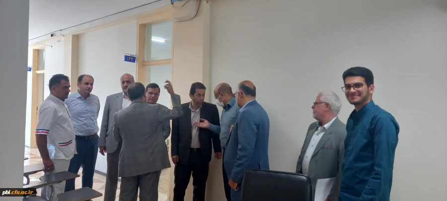 بازدید ریاست ، معاونین و مسئولین محترم دانشگاه از روند برگزاری جشنواره تدریس برتر 5