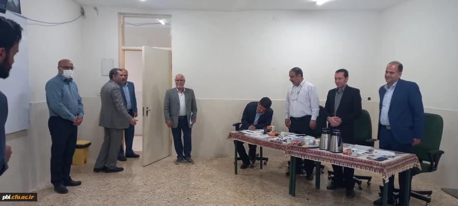 بازدید ریاست ، معاونین و مسئولین محترم دانشگاه از روند برگزاری جشنواره تدریس برتر 19