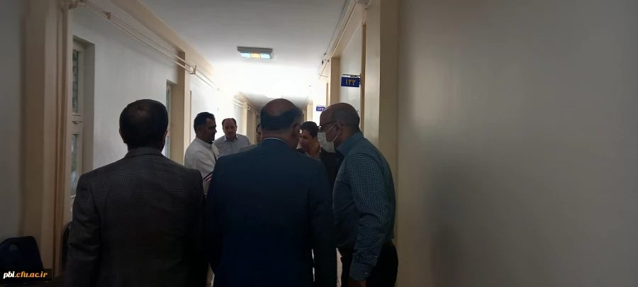 بازدید ریاست ، معاونین و مسئولین محترم دانشگاه از روند برگزاری جشنواره تدریس برتر 22