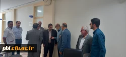 بازدید ریاست ، معاونین و مسئولین محترم دانشگاه از روند برگزاری جشنواره تدریس برتر 24