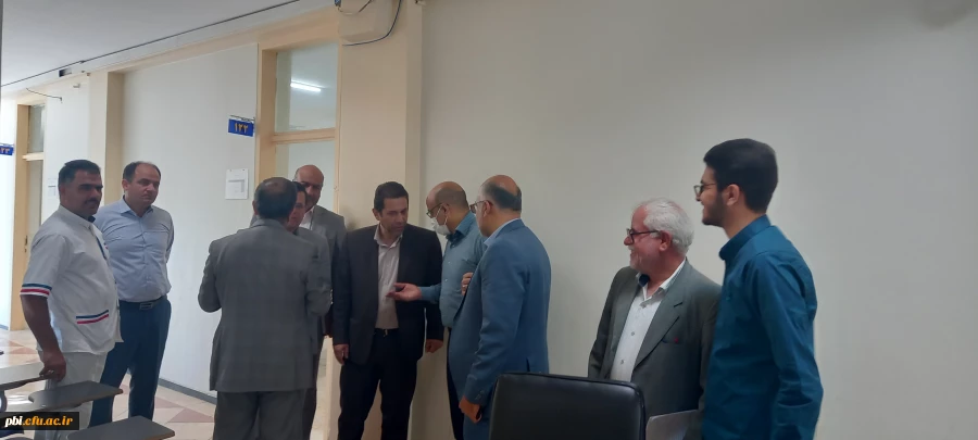بازدید ریاست ، معاونین و مسئولین محترم دانشگاه از روند برگزاری جشنواره تدریس برتر 24