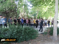 بازدید علمی دانشجویان پردیس شهید باهنر به همراه استاد فرح نسب و آشنایی با طبیعت شهری 3