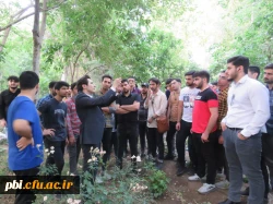 بازدید علمی دانشجویان پردیس شهید باهنر به همراه استاد فرح نسب و آشنایی با طبیعت شهری 10
