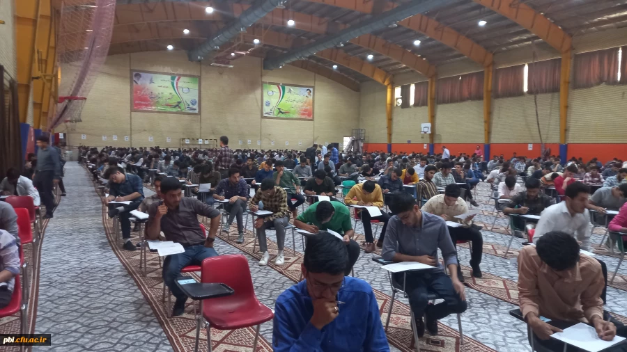 شروع رسمی امتحانات پایان ترم با شرکت بیش از ۶۰۰ دانشجو  2