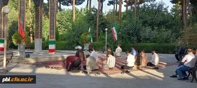 برگزاری جلسات هفتگی زیارت عاشورا،صبح های دوشنبه در کنار مزار شهدای گمنام پردیس شهید باهنر اصفهان