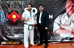 دانشجو معلم عزیز جناب آقای مهران کریمی  کسب مقام دوم کشوری مسابقات سو کیوکوشین کاراته ایران را تبریک عرض می کنیم 
 2