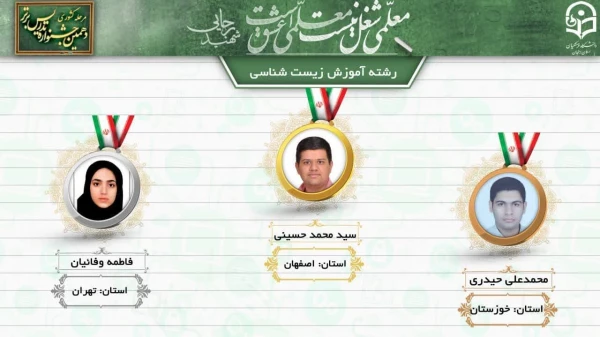 درخشش دانشجو معلمان پردیس شهید باهنر اصفهان در  دهمین جشنواره کشوری تدریس برتر منطقه ۶ 3